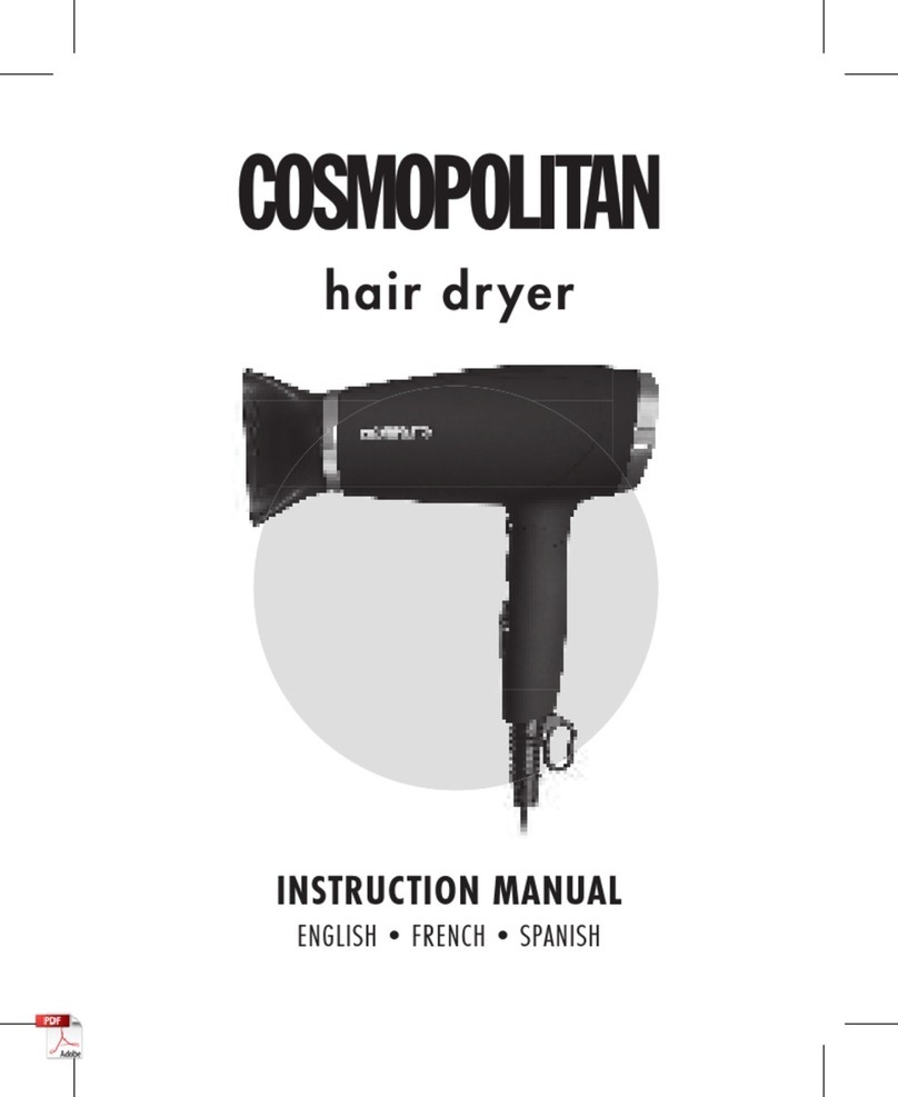 Cosmopolitan VRD928982381 instruction manual