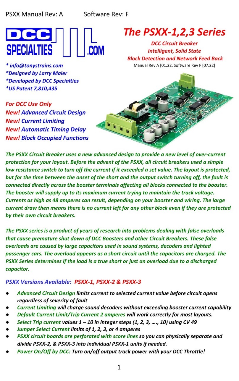 DCC Specialties PS 1 Series manual