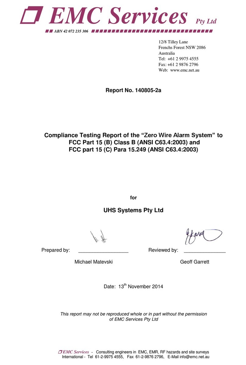 EMC Services Zero Wire manual