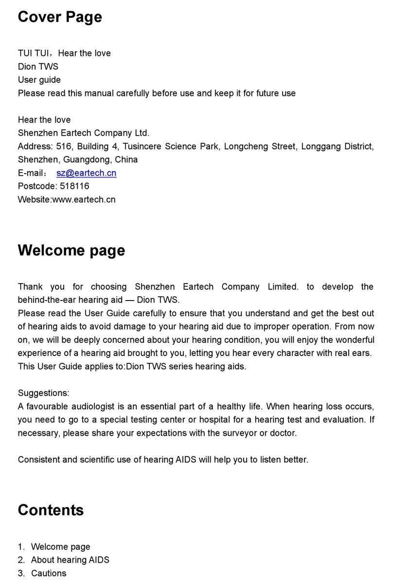Eartech Dion TWS user guide