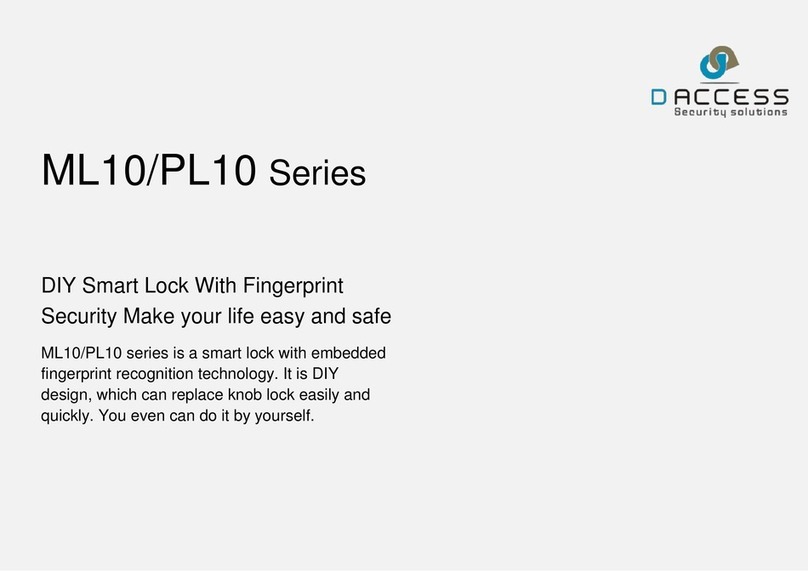 DAccess Security Systems ML10 Series manual