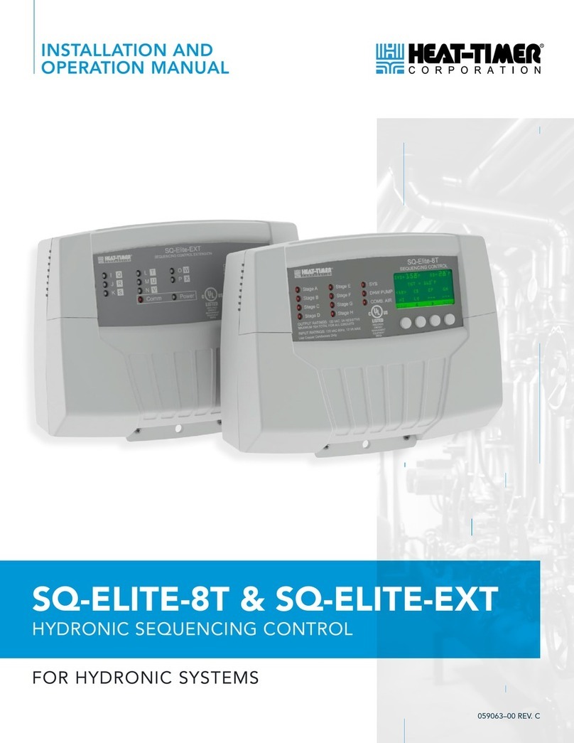 heat-timer SQ-Elite-8T Installation and operation manual