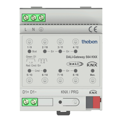 Theben DALI gateway S64 KNX User manual