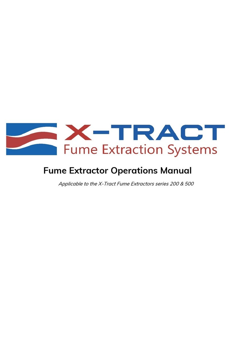Fume Extraction Systems X-Tract Series Operation manual