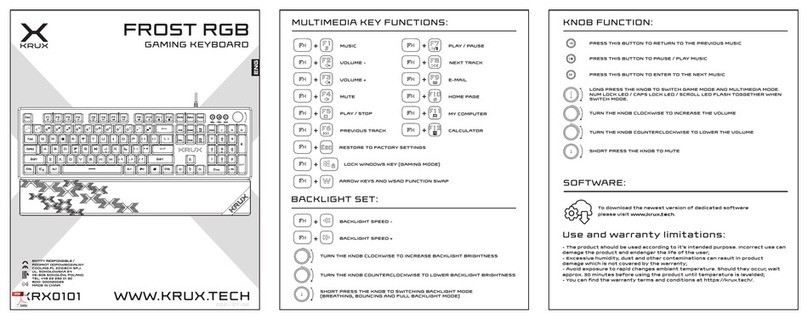 KRUX FROST RGB manual
