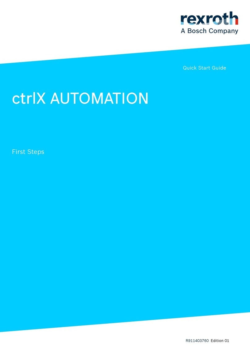 Bosch rexroth ctrlX AUTOMATION quick start guide