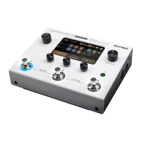 Hotone AMPERO II Stomp user manual