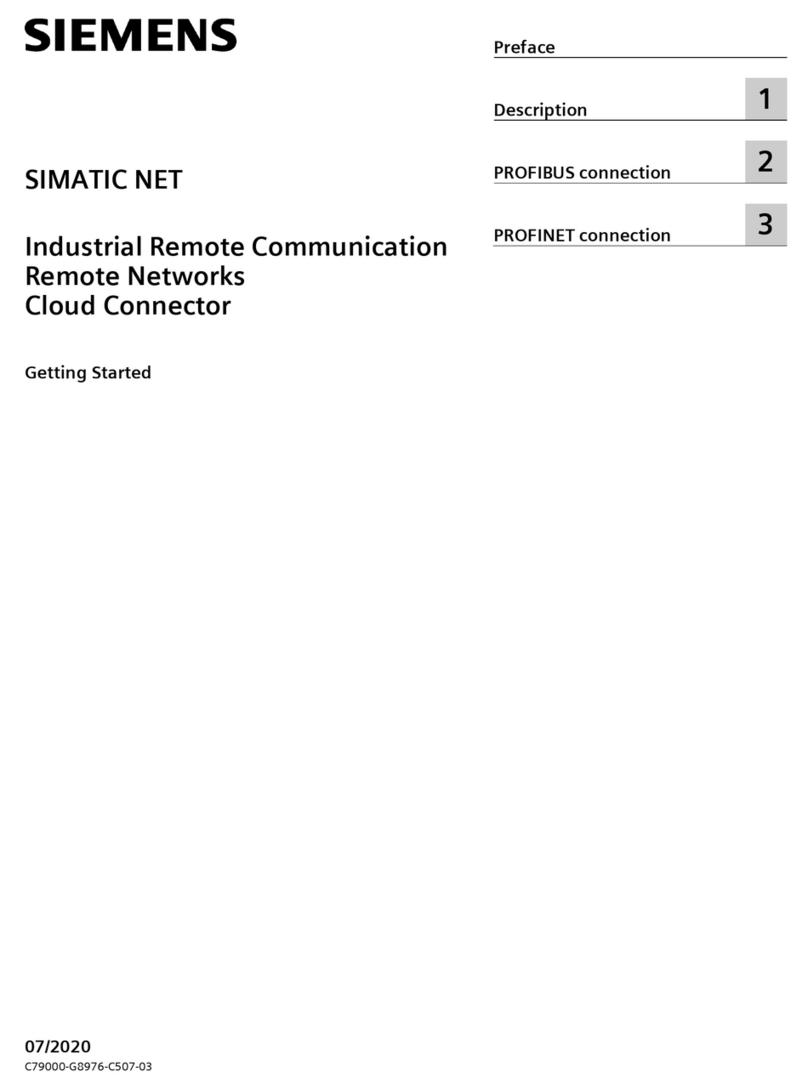 Siemens SIMATIC NET SCALANCE M80PB User manual