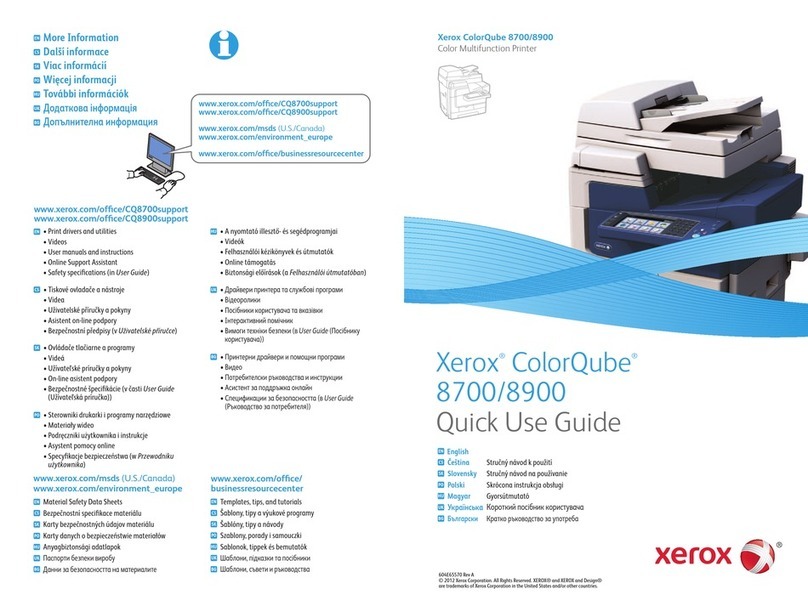 Xerox ColorQube 8700 Operating manual