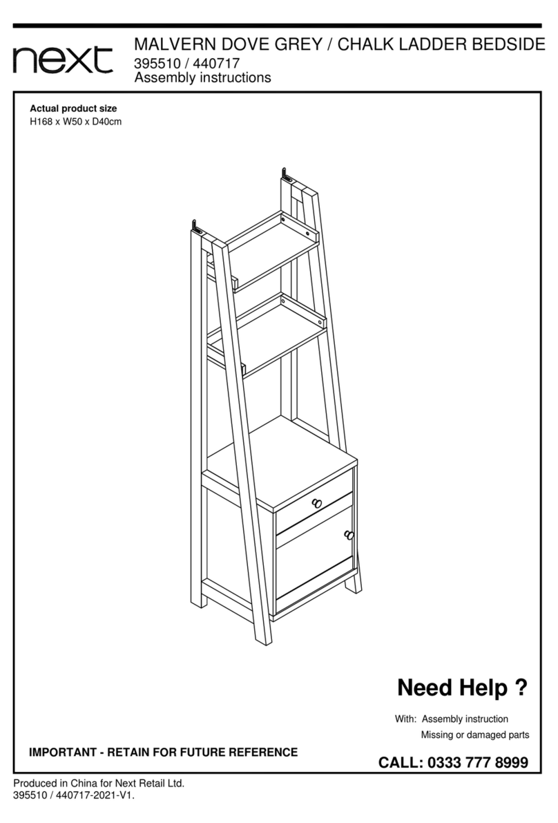 Next MALVERN 395510 Assembly instructions
