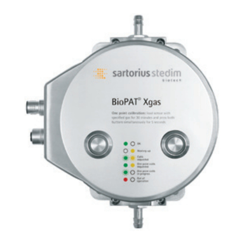 Sartorius BioPAT Xgas Vis User manual