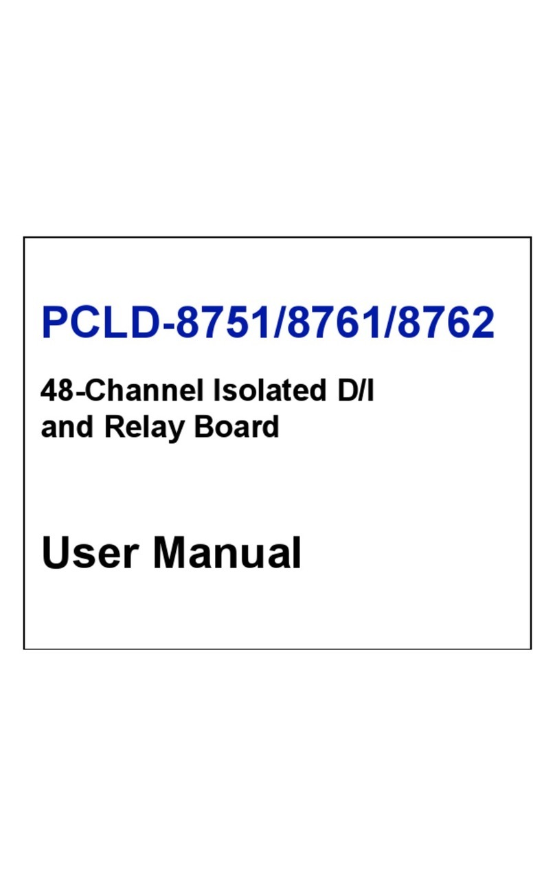 Advantech PCLD-8751 User manual
