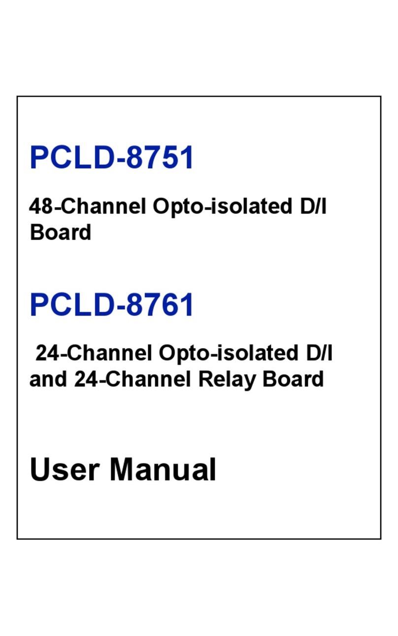 Advantech PCLD-8751 user manual
