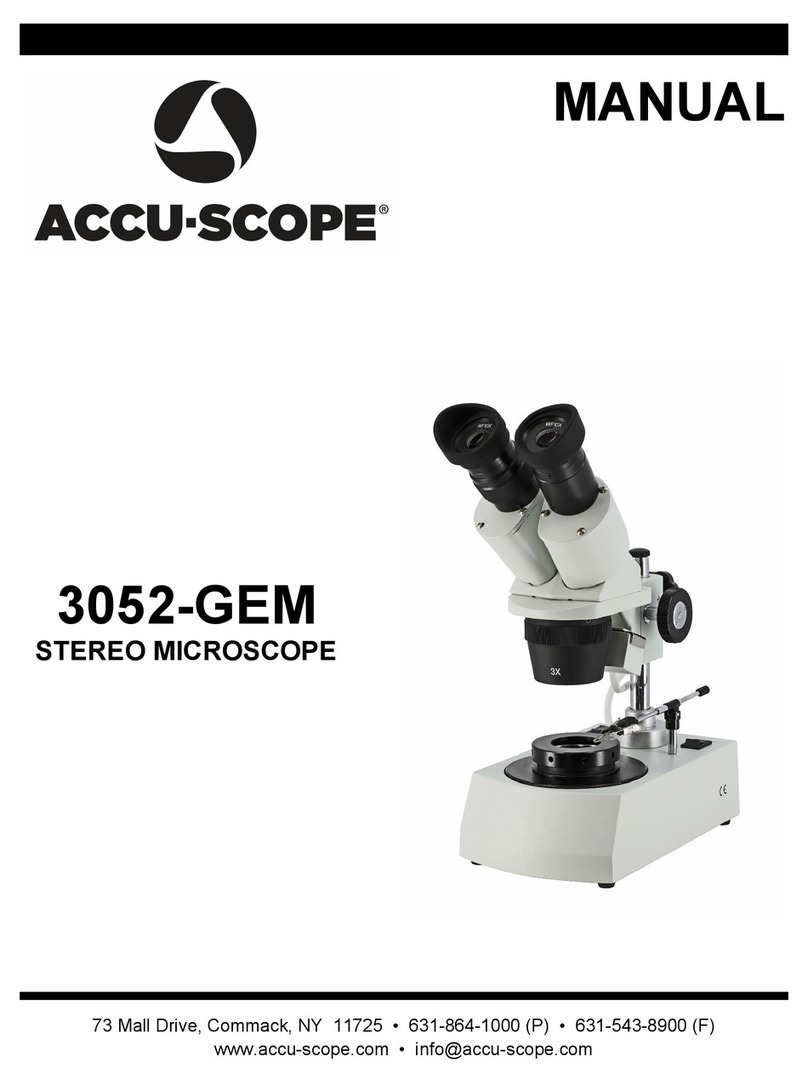Accu-Scope 3052-GEM User manual