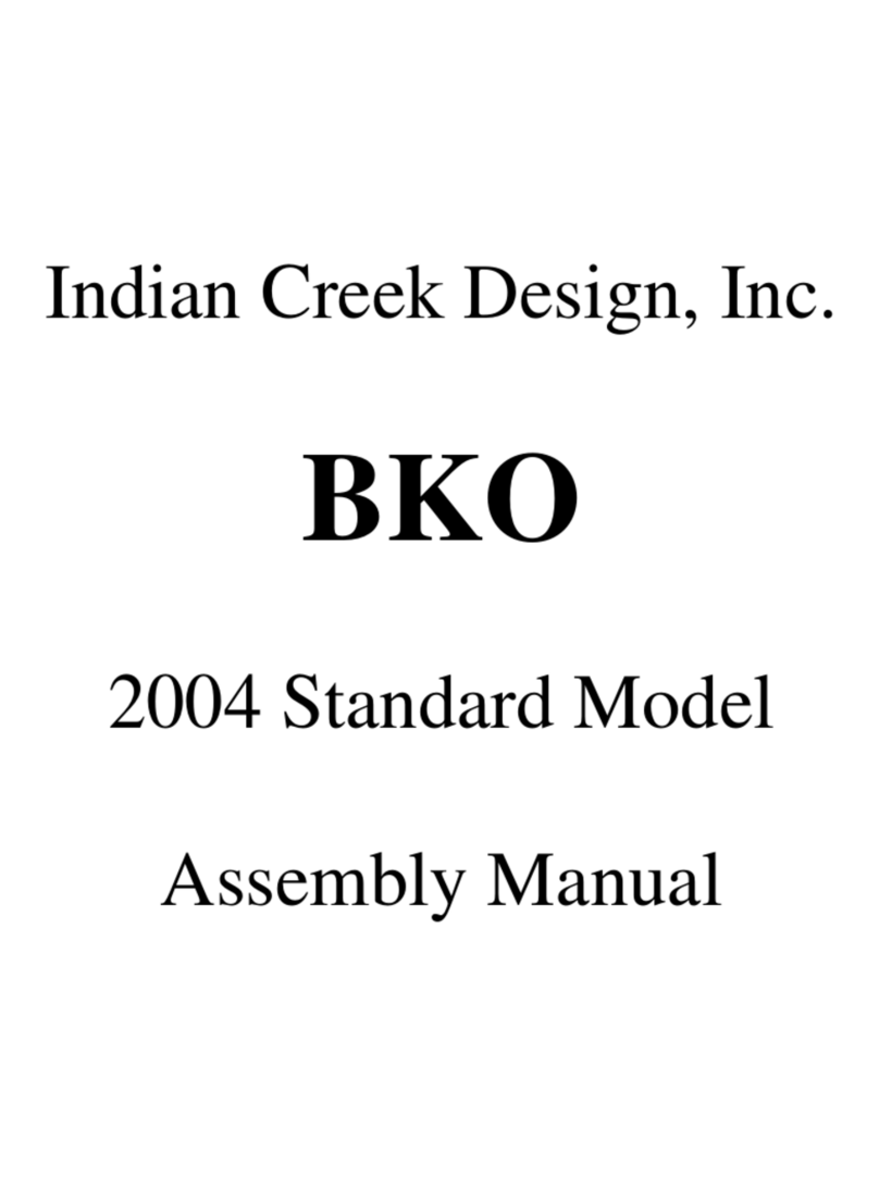 Indian Creek Design BKO Assembly manual