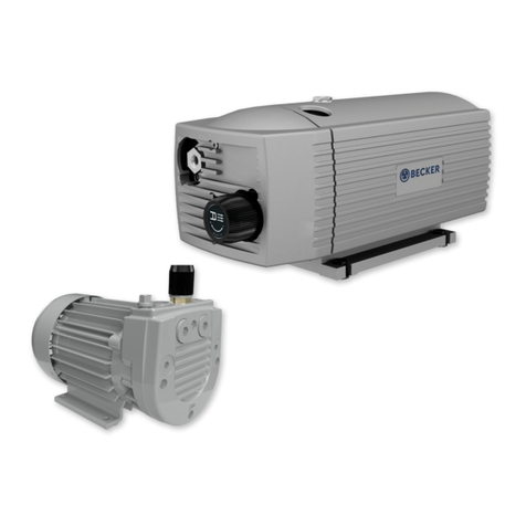 Becker DT 4.40/0-80 operating instructions