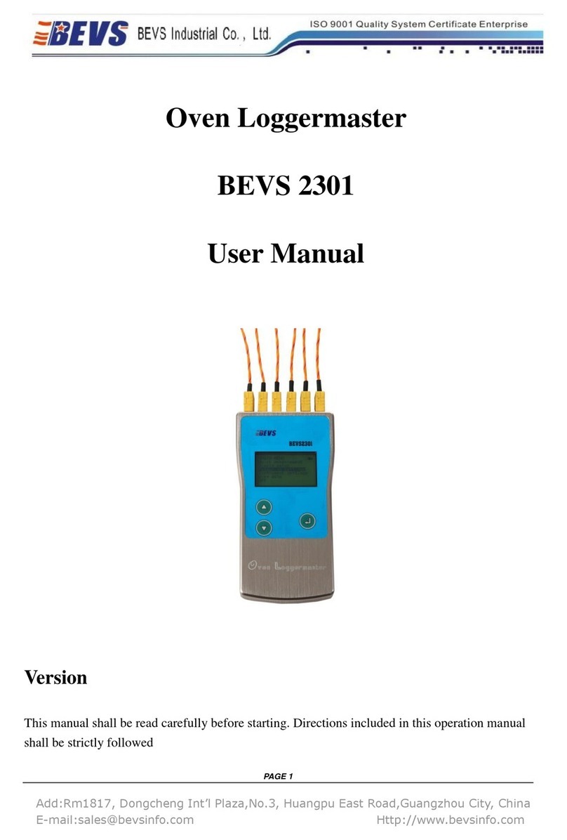 BEVS 2301 user manual BEVS 2301 user manual