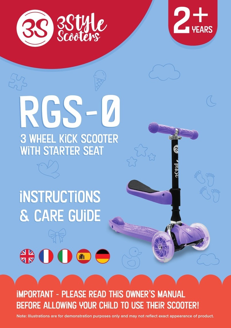 3Style Scooters RGS-0 User manual