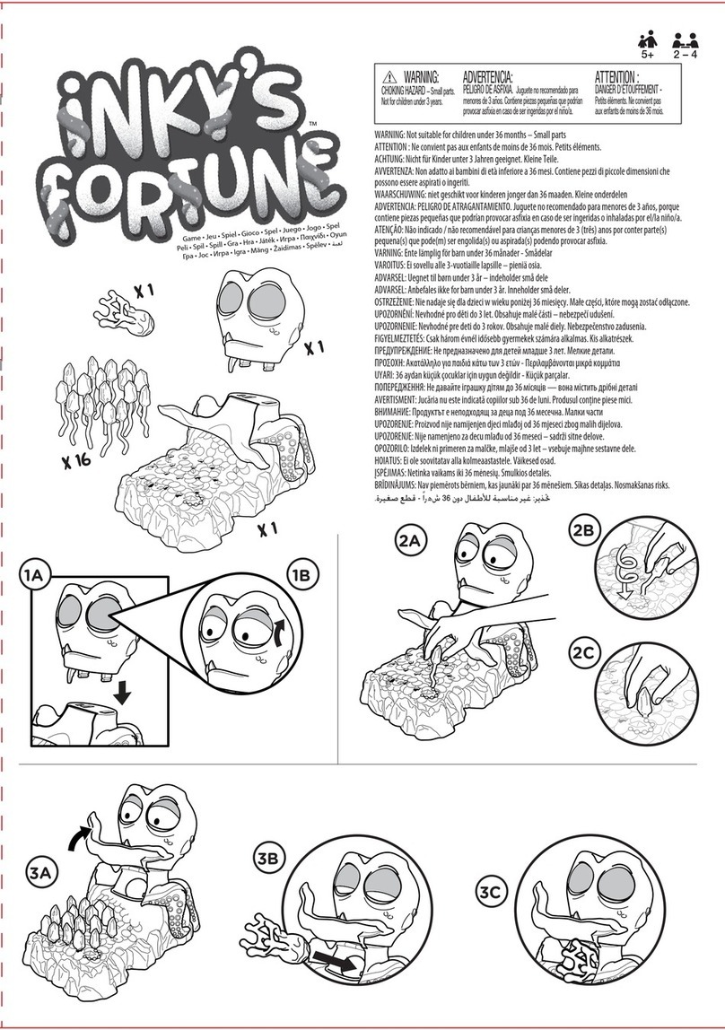 Mattel inky's fortune manual