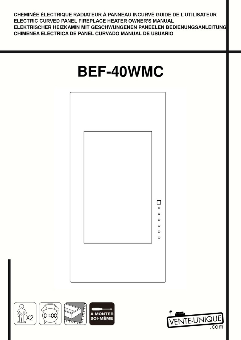 Vente Unique BEF-40WMC owner's manual