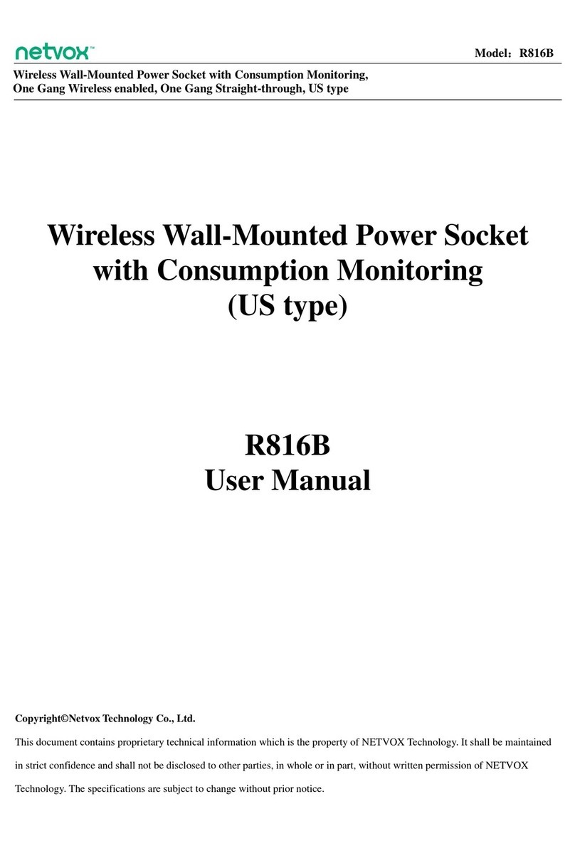 netvox R816B User manual