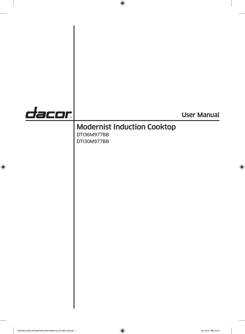 Dacor DTI36M977BB user manual