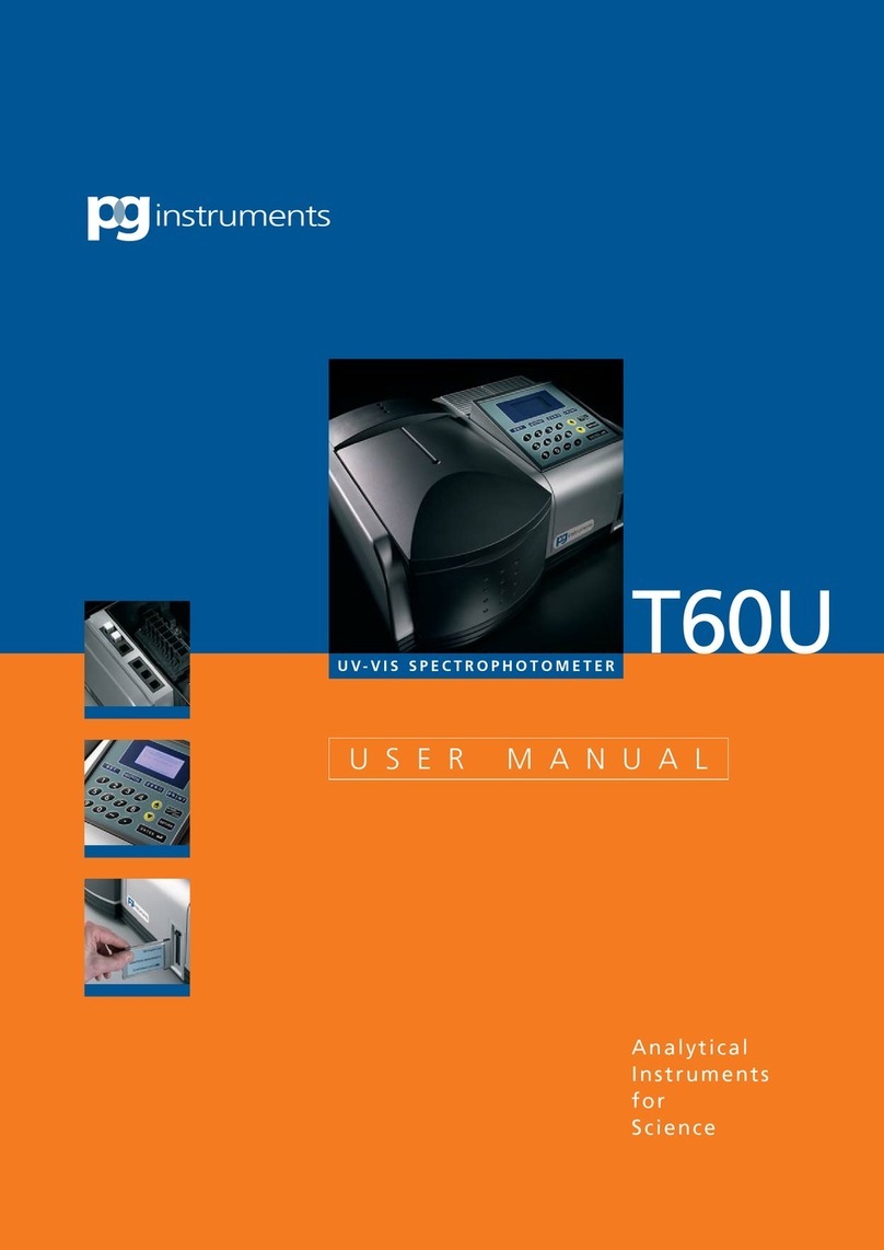 pg instruments T60U user manual