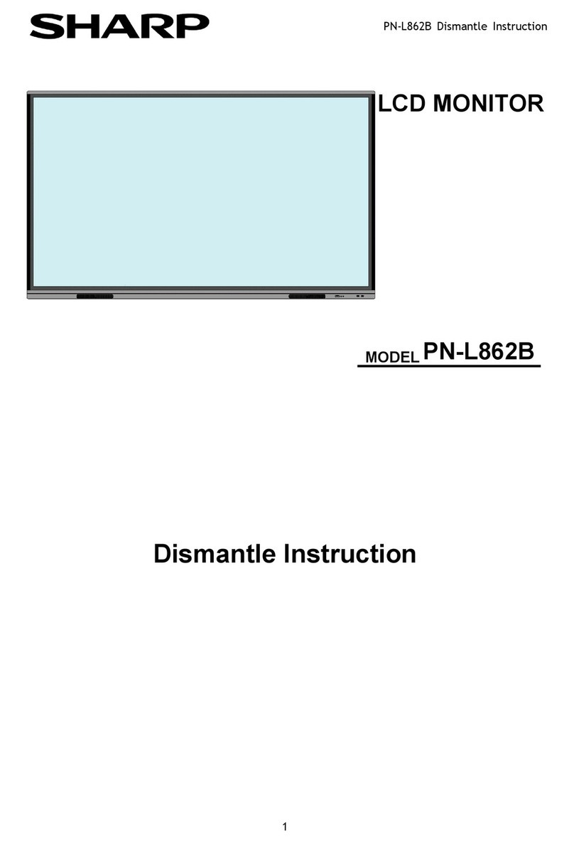 Sharp PN-L862B User manual