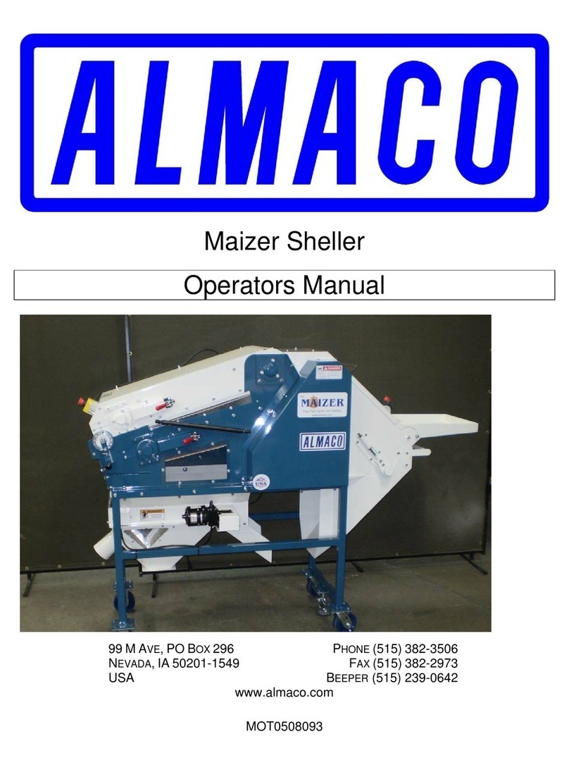 Almaco Maizer Operator's manual