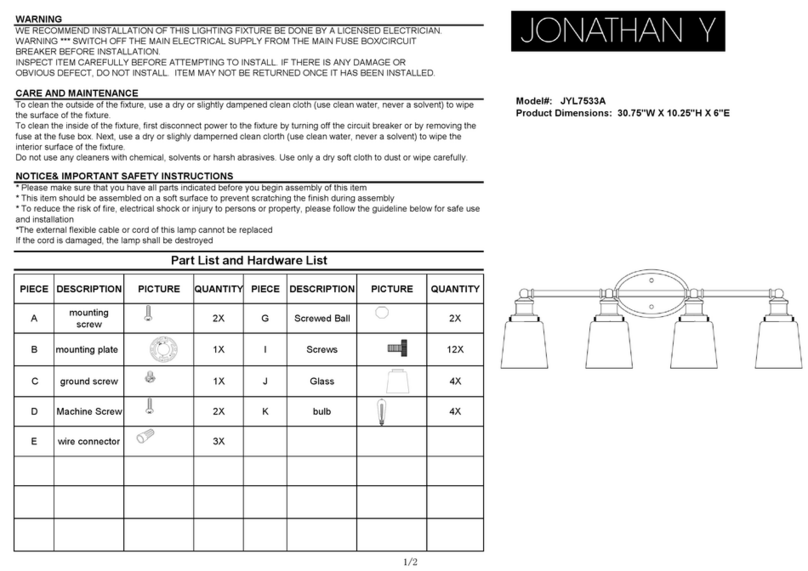 JONATHAN Y JYL7533A manual
