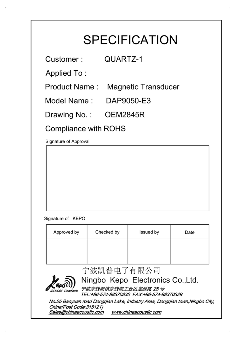 KEPO DAP9050-E3 User manual