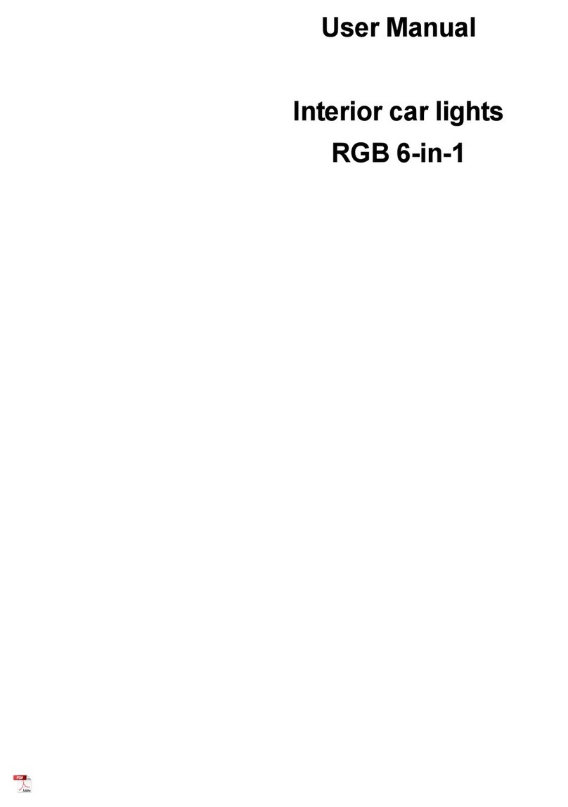 YIEUS 6-in-1 RGB Interior Car Lights user manual