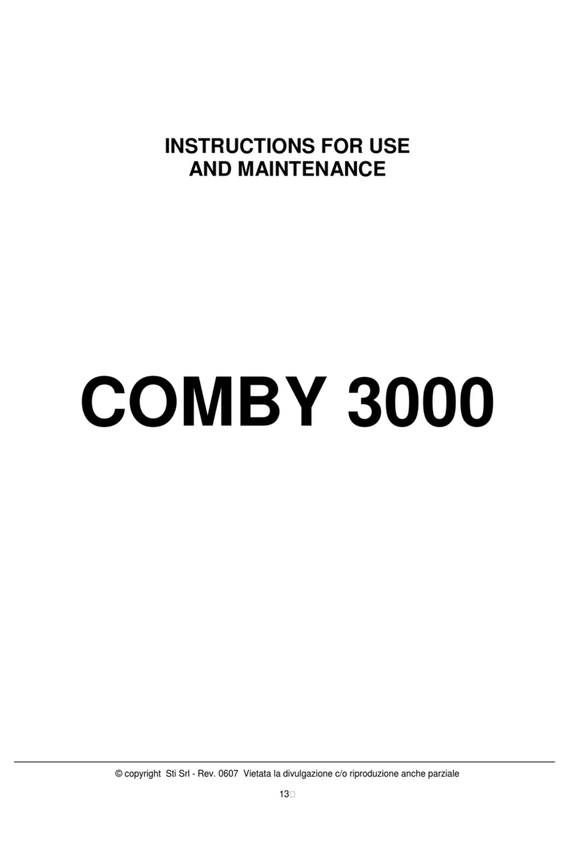 STI COMBY 3000 Instructions for use and maintenance