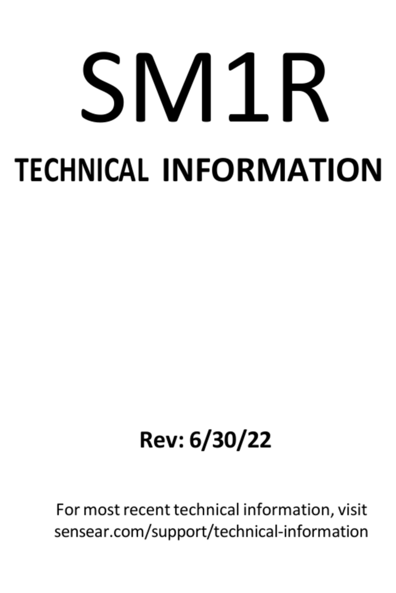 Sensear SM1R technical information