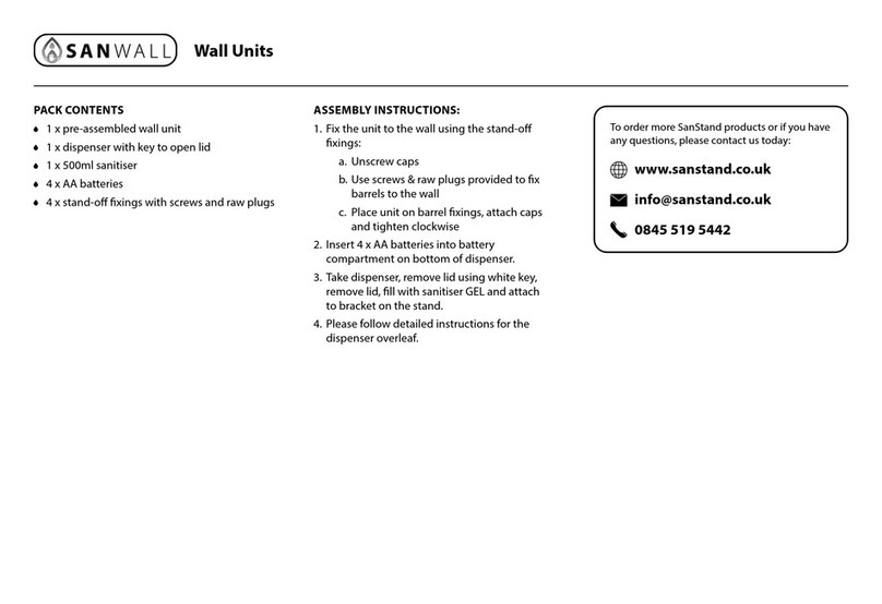 SANSTAND SANWALL user manual