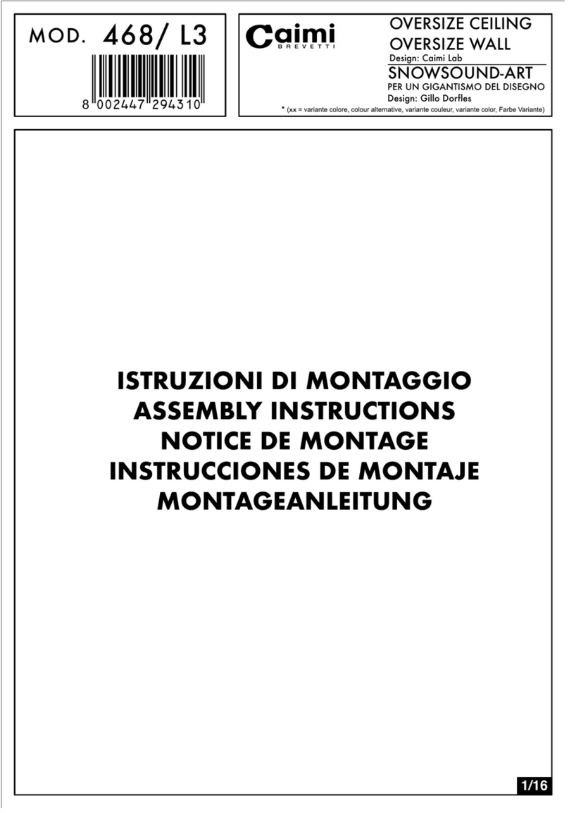 Caimi Brevetti 468/L3 User manual