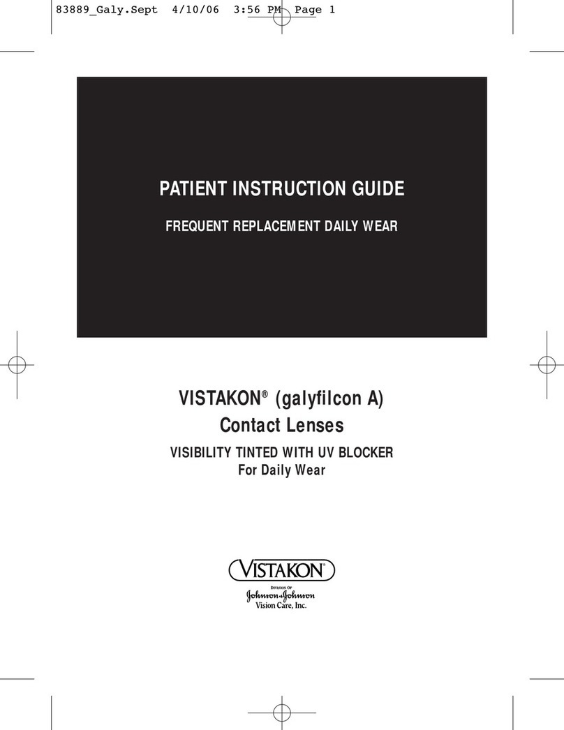 Johnson & Johnson VISTAKON galyfilcon A manual