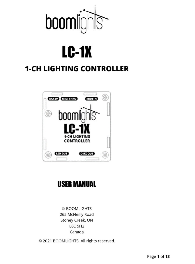 BOOMLIGHTS LC-1X user manual