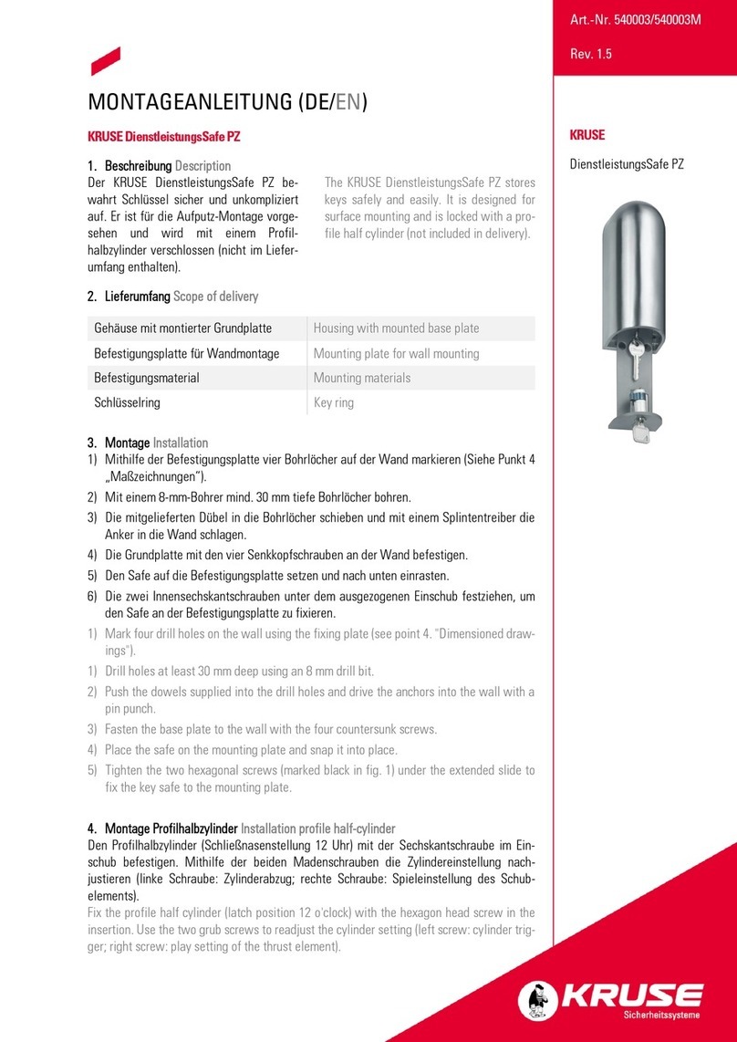 KRUSE 540003 Montage, installation