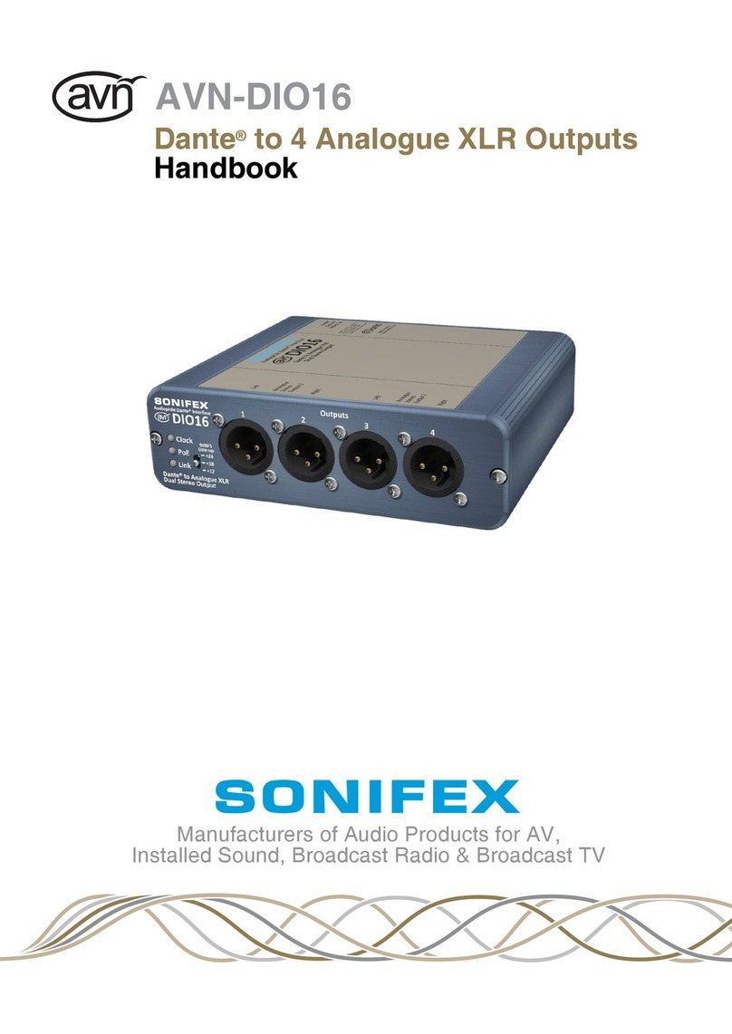 Sonifex AVN-DIO16 Handbook Sonifex AVN-DIO16 Handbook