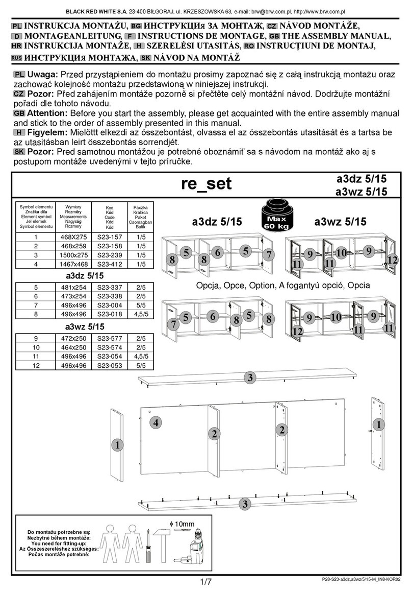 BLACK RED WHITE re set a3dz User manual