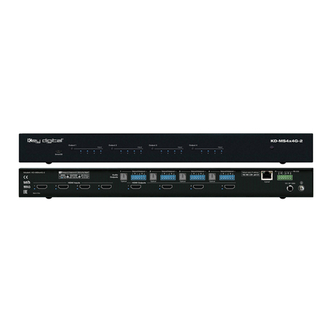 Key Digital KD-MS4x4G-2 User manual