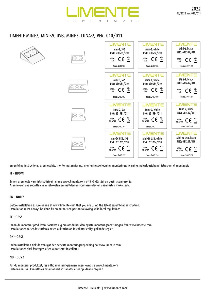 Limente MINI-2 quick start guide