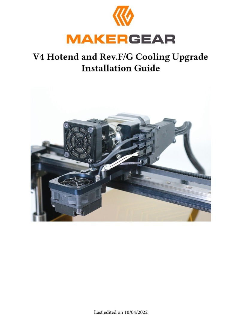MAKERGEAR V4 Hot End installation guide