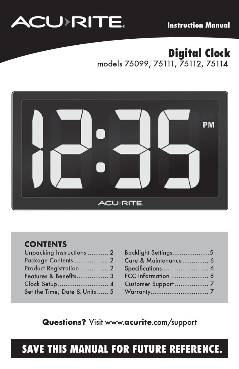 ACU-RITE 75099 instruction manual ACU-RITE 75099 instruction manual
