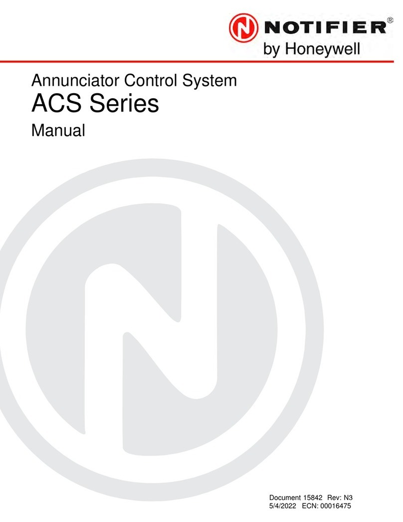 Honeywell NOTIFIER ACS Series User manual