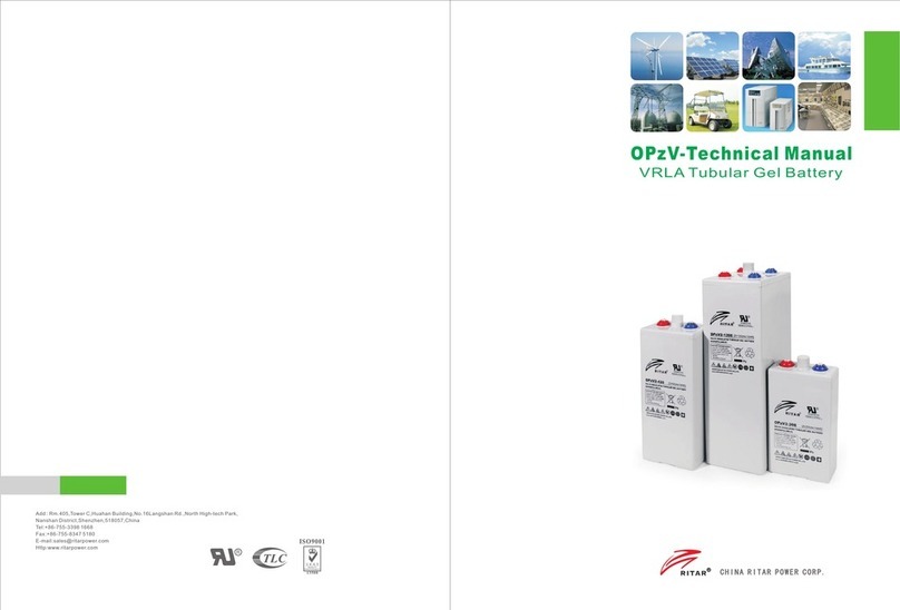 RITAR OPZV Series Technical manual