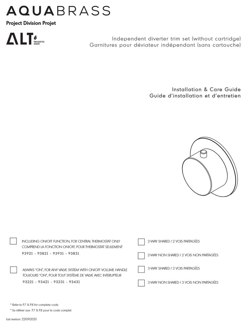 aquabrass 93921 User manual