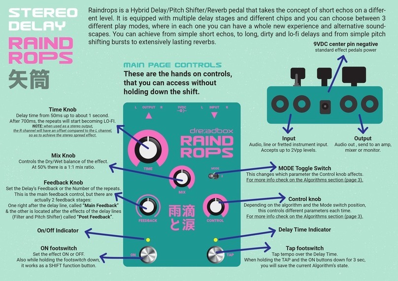 Dreadbox RAINDROPS manual