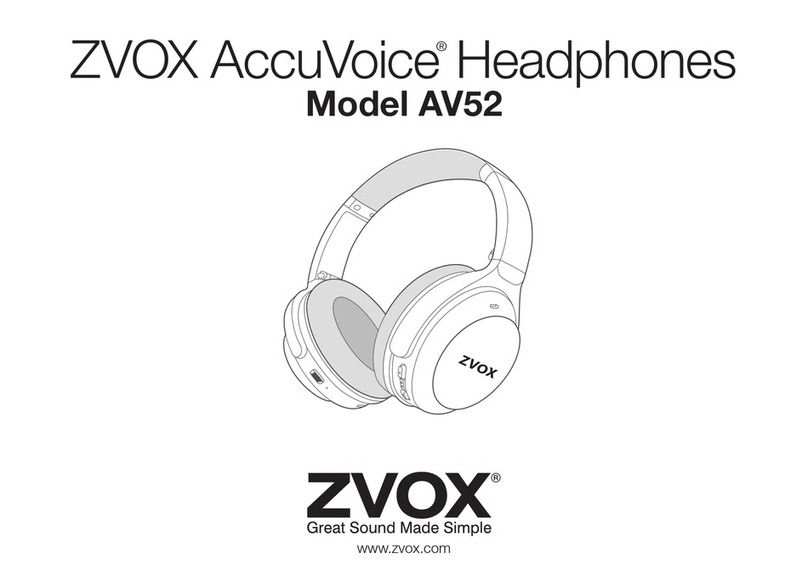 Zvox Audio AccuVoice AV52 manual